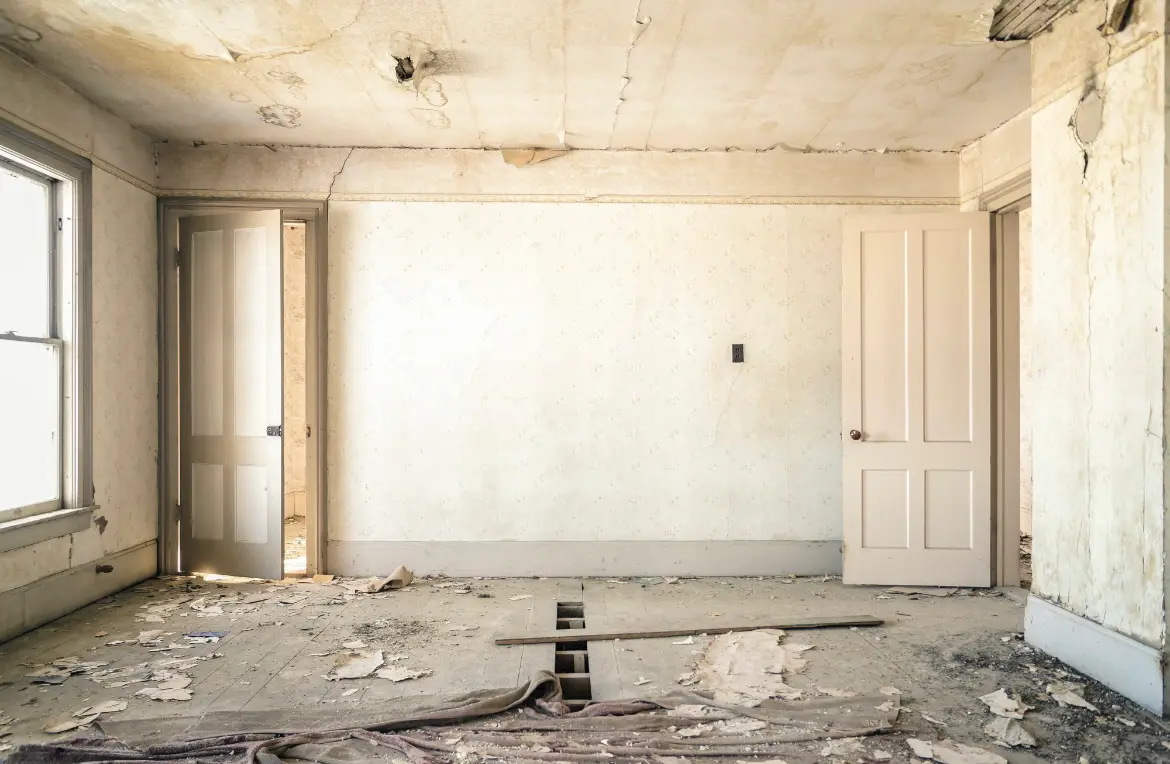 Waste disposal crew managing a cleanout project in James City